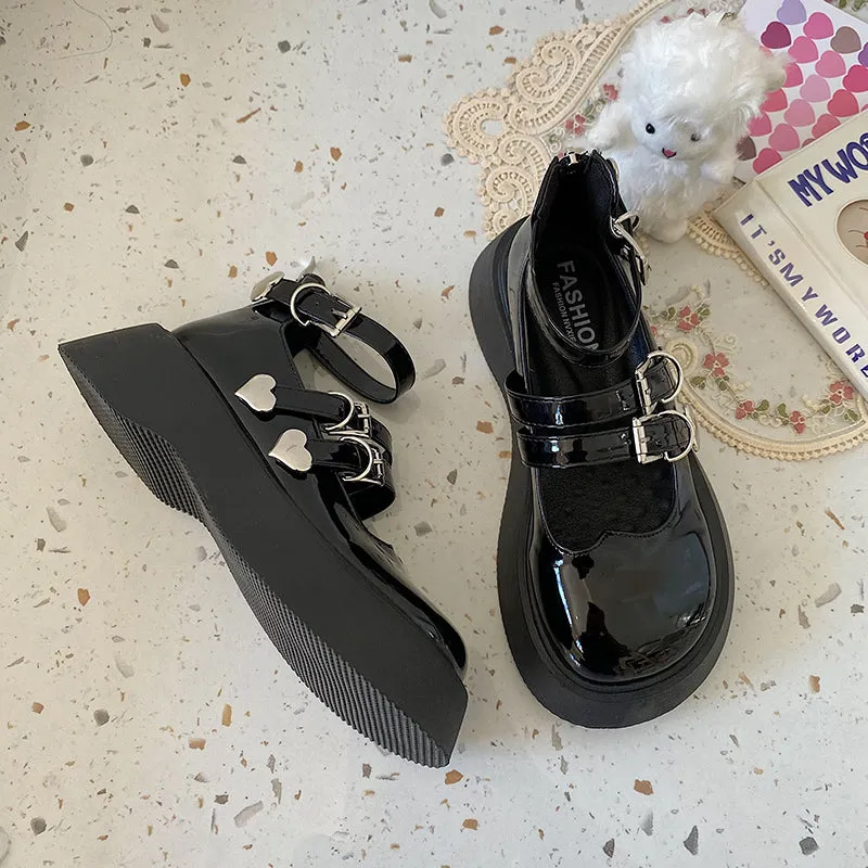 Punk platform shoes  KF82175