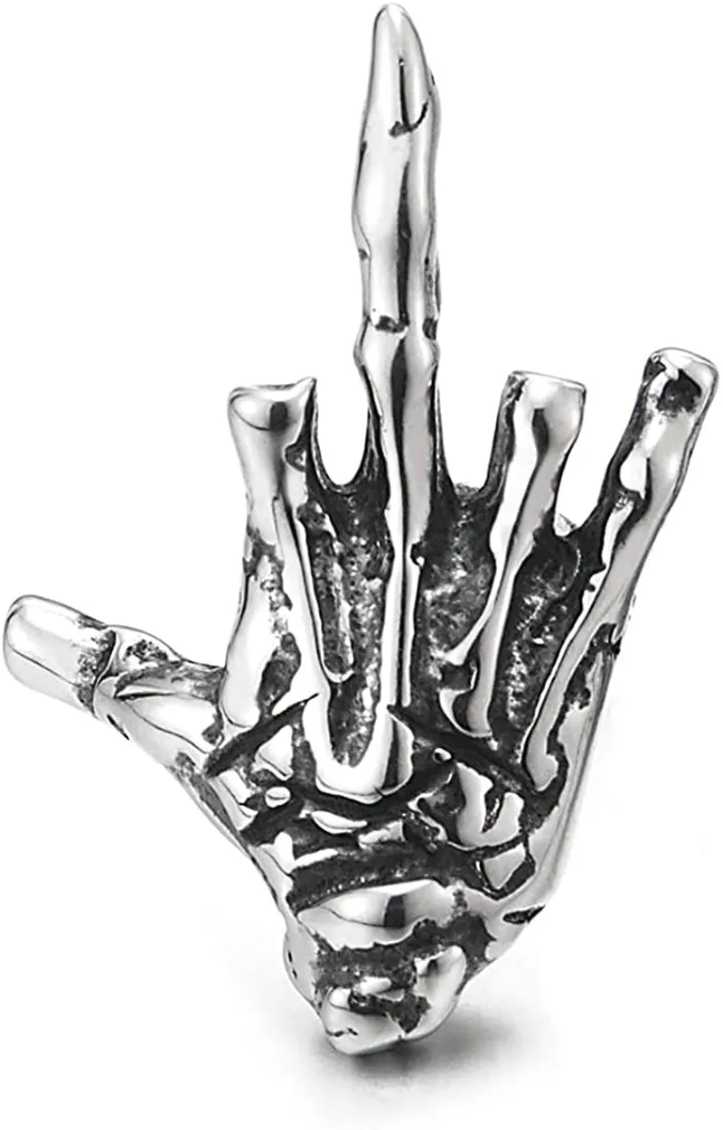 Punk Vintage Skeleton Stainless Steel Earrings