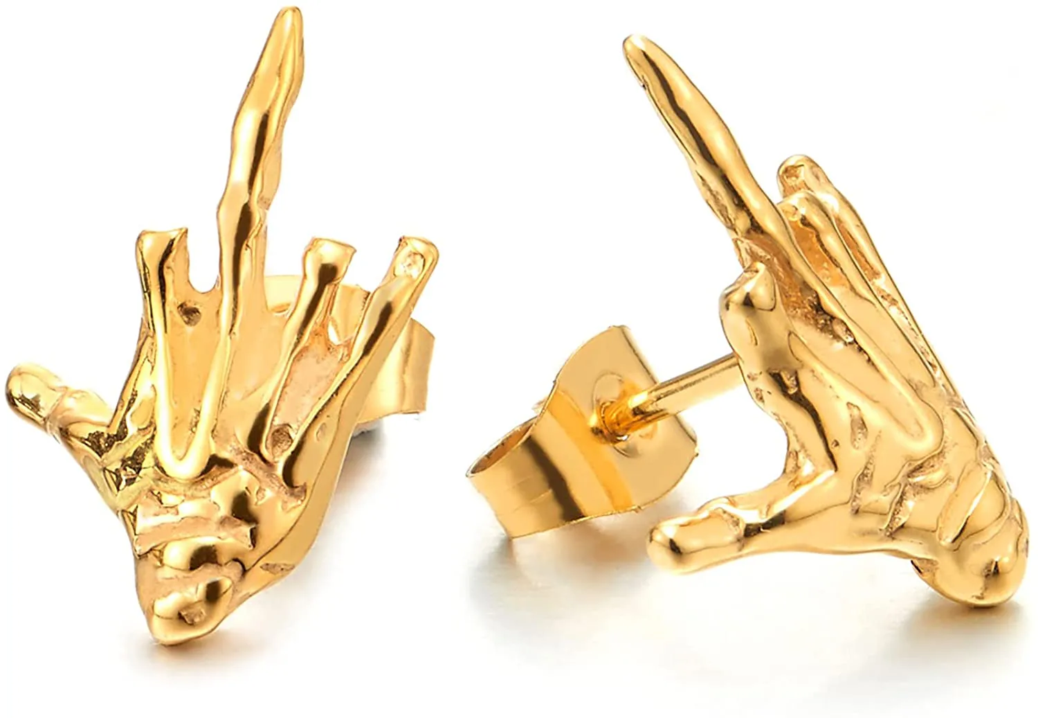Punk Vintage Skeleton Stainless Steel Earrings