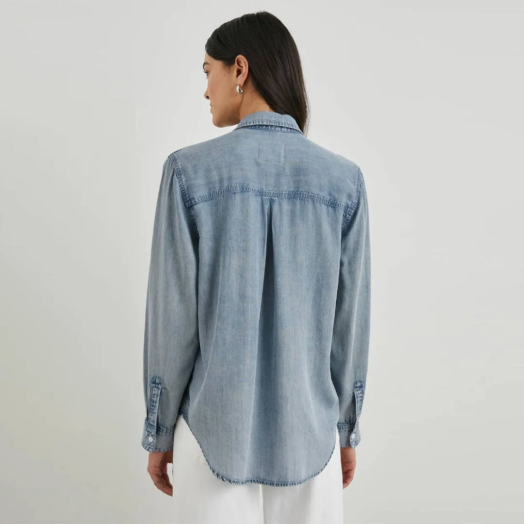 RAILS Ingrid skjorte - Vintage Cloud Wash blå