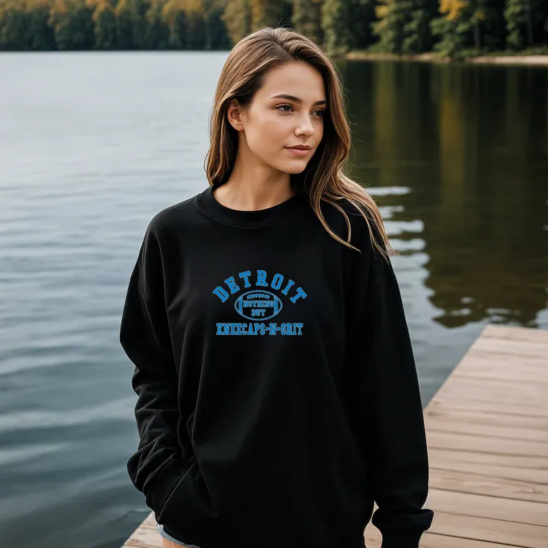 SALE "Kneecaps-N-Grit" Relaxed Fit Classic Crew Unisex Sweatshirt
