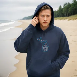 SALE "Michigan Fishing" Men's Classic Hoodie