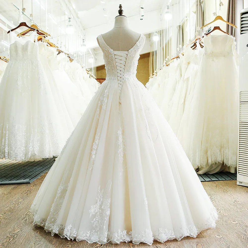 Sample A-Line Lace Wedding Dress