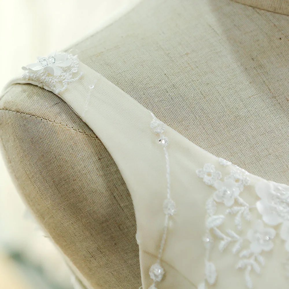 Sample A-Line Lace Wedding Dress