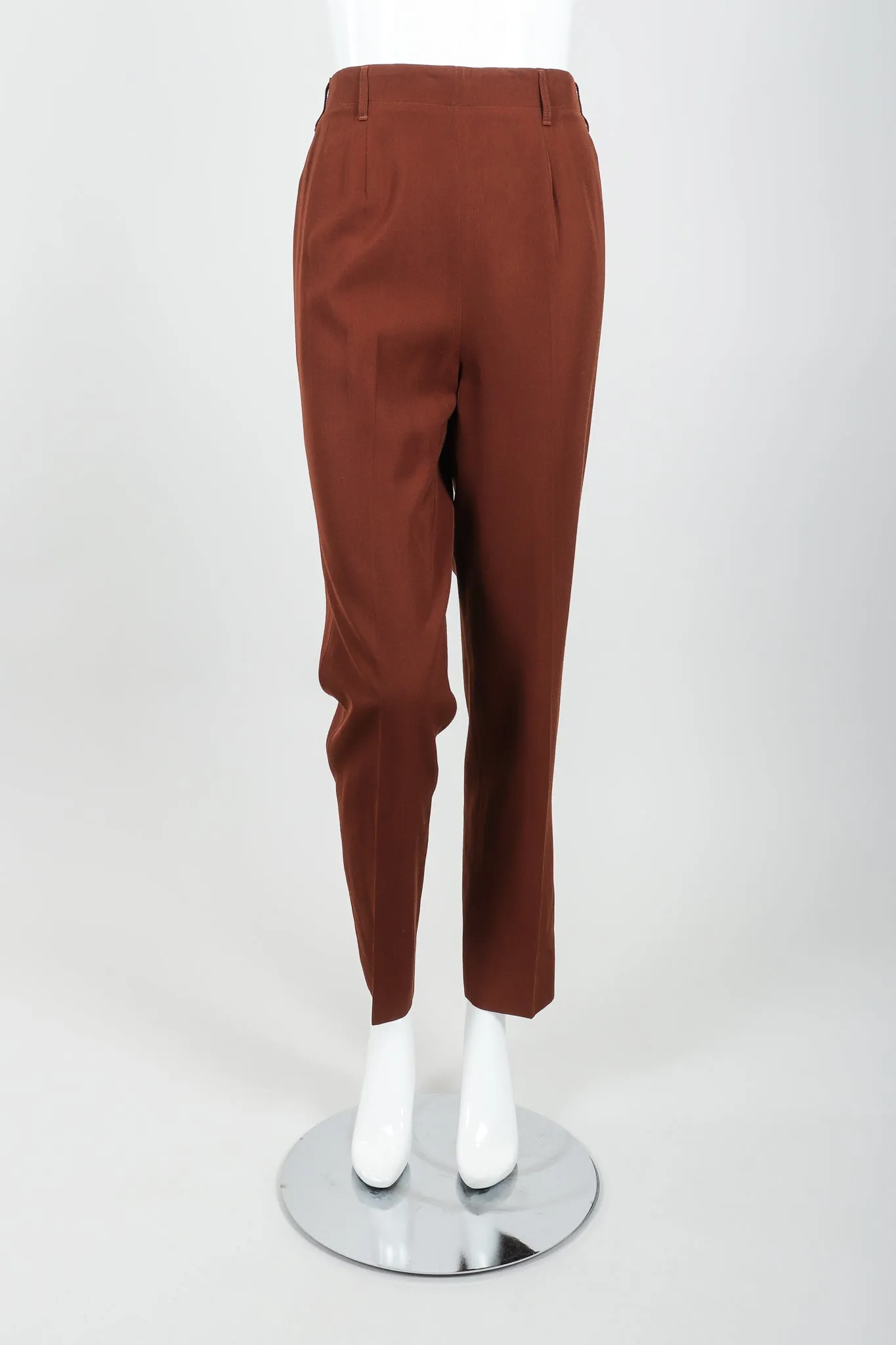 Scarf Tie Jacket & Pant Suit