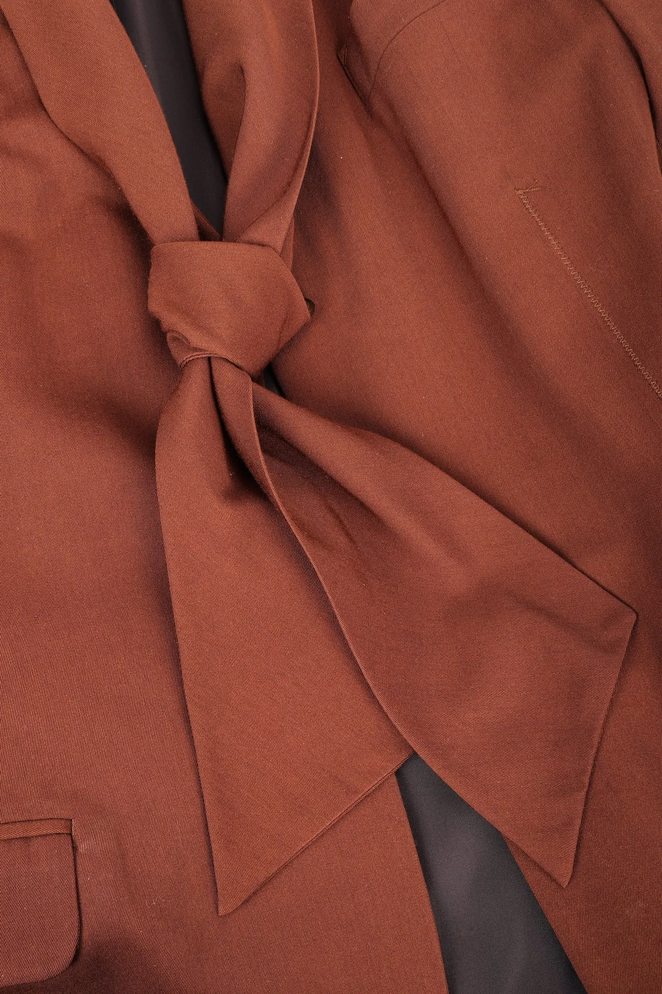 Scarf Tie Jacket & Pant Suit