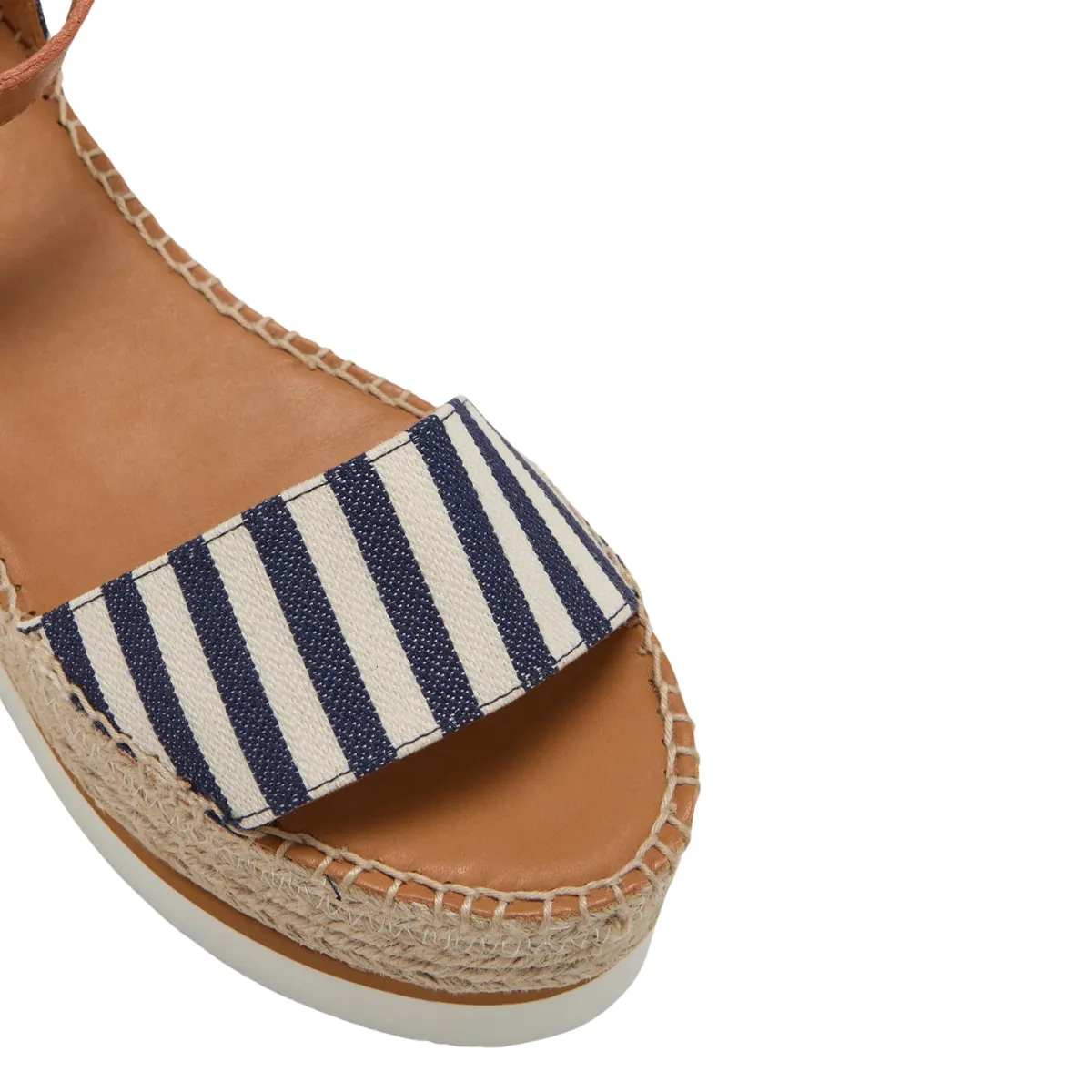 See by Chloe Glyn Platform Espadrille in Dark Blue