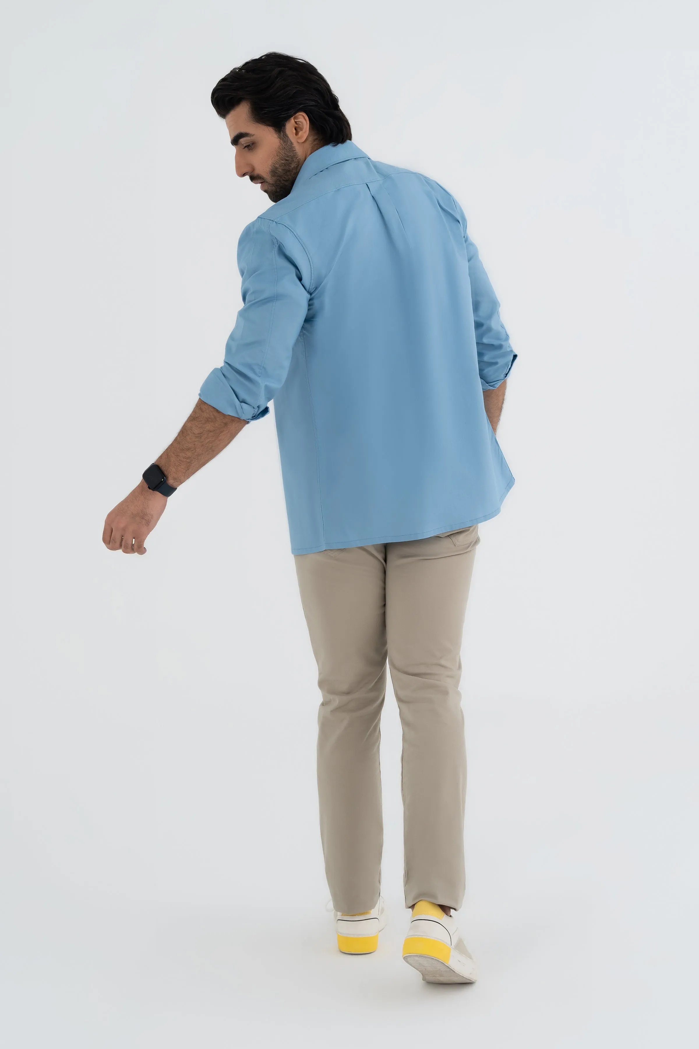 Sky Blue Full Sleeved Shirt