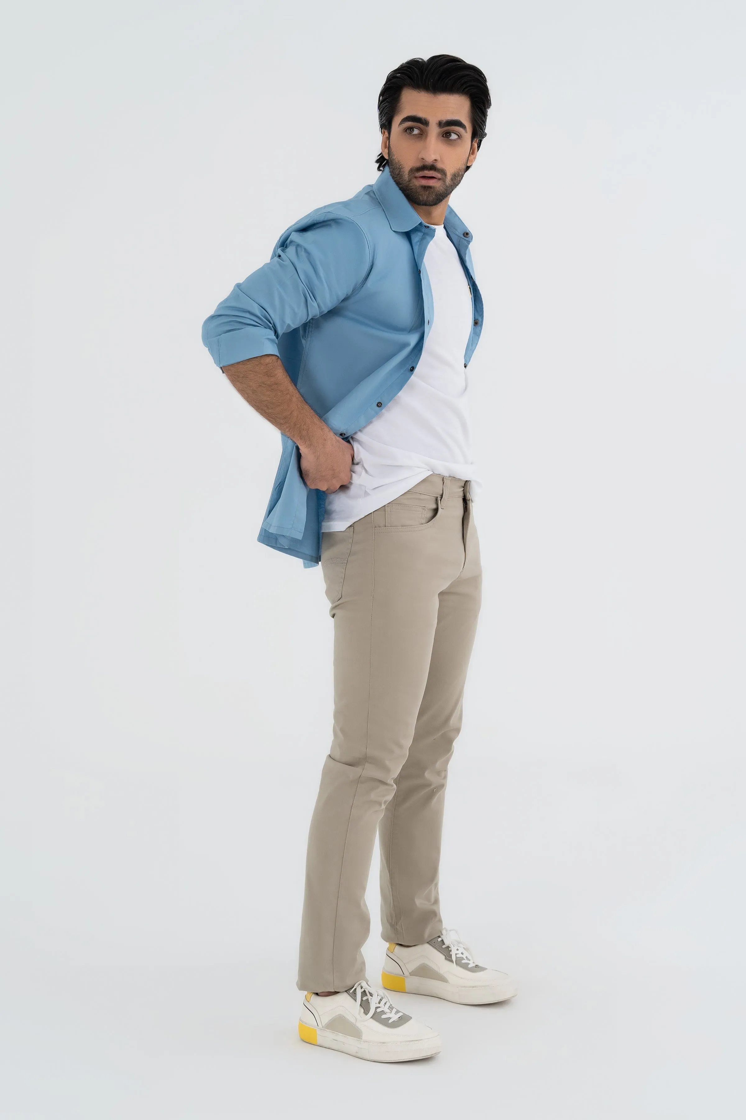 Sky Blue Full Sleeved Shirt