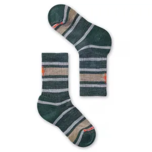 SmartWool Hike Light Cushion Crew Socks 1-Pack (Dark Sage Striped)