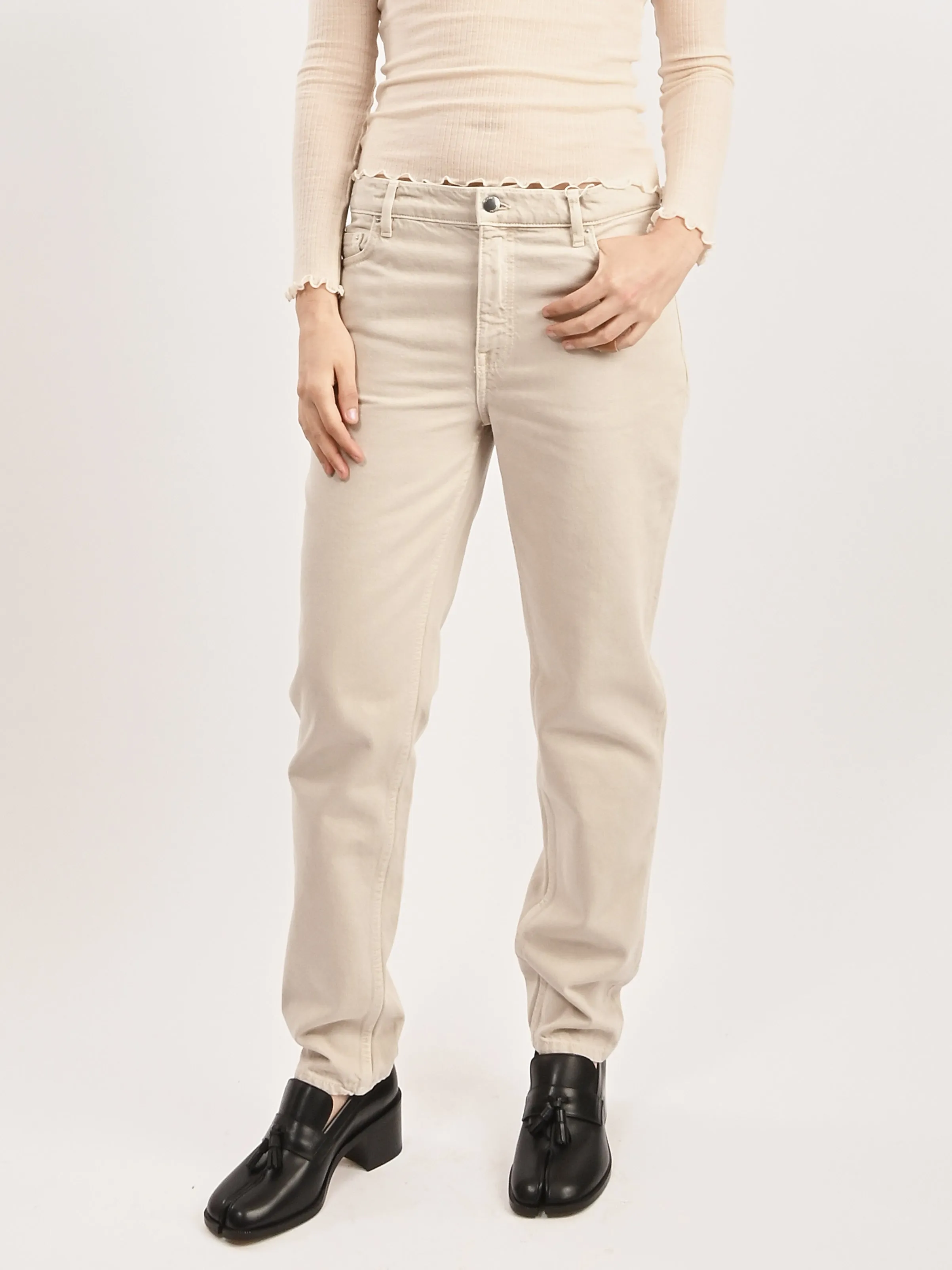 Smoke Low Taper Denim