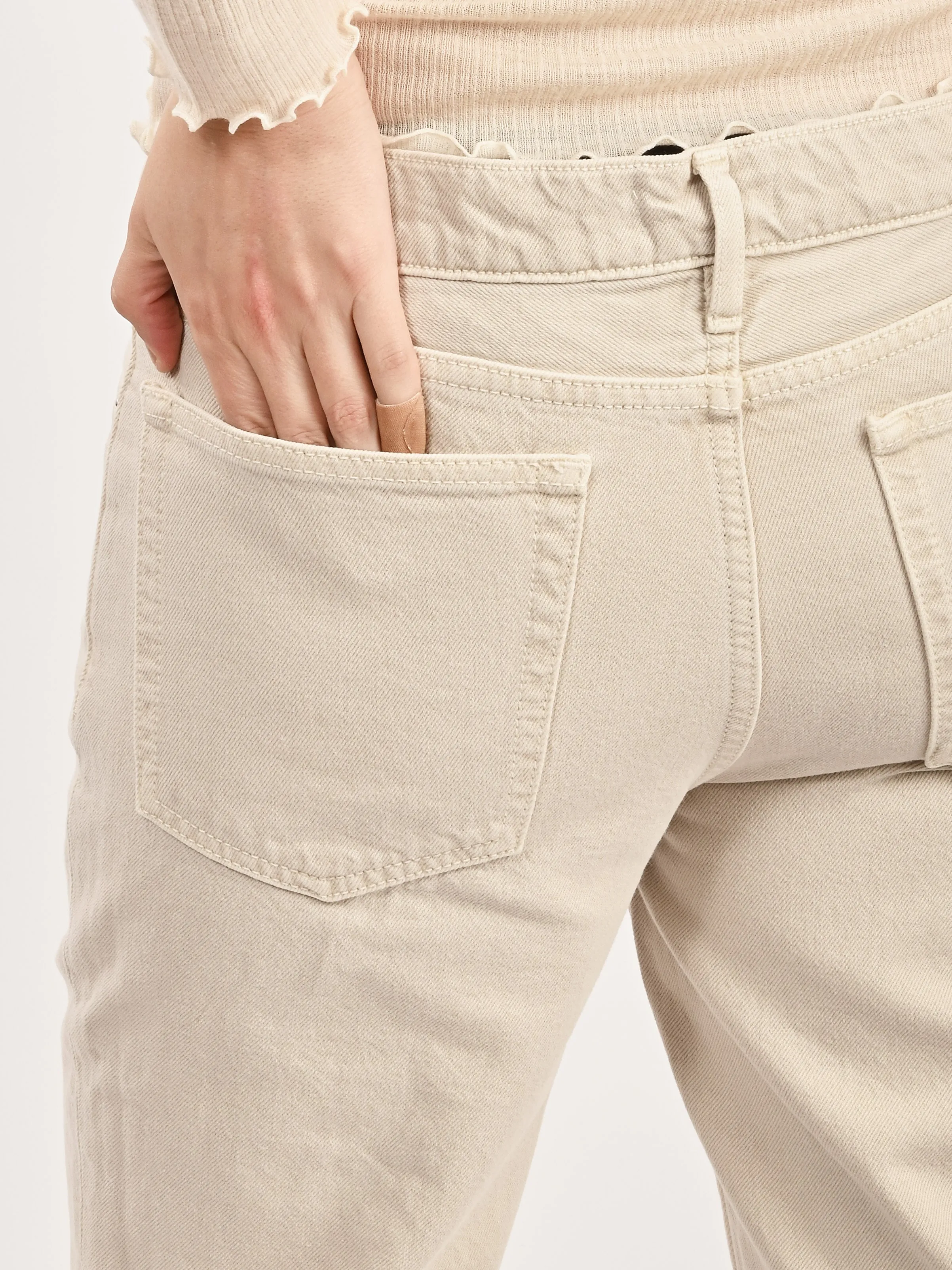 Smoke Low Taper Denim