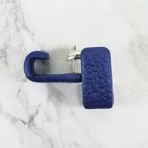 Solid Navy Huggie Earrings - Chic Accessories for Every Occasion
