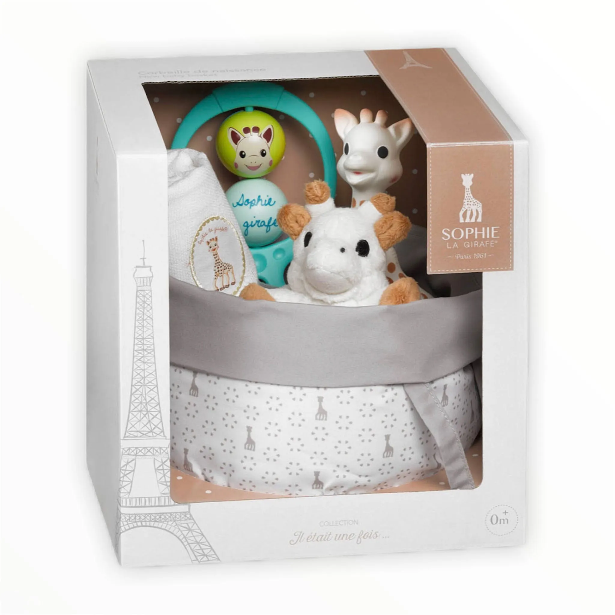 Sophie La Giraffe Birth Basket