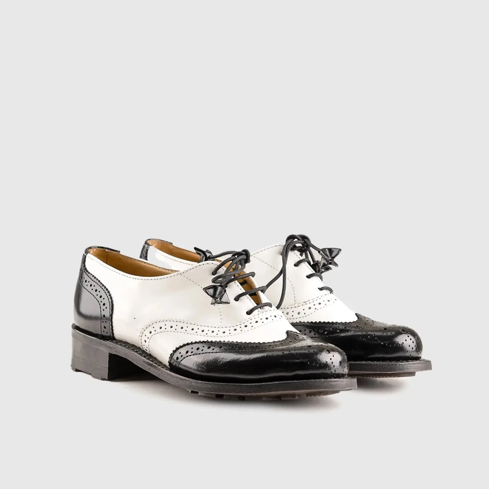 Statement Oxford Brogues Black/White 17465