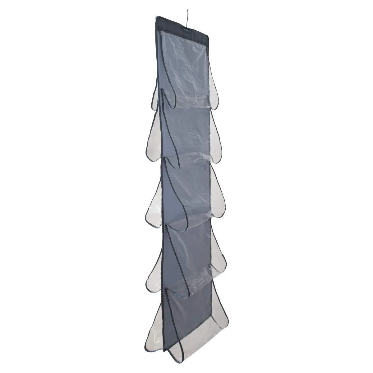 Stephenie Hanging Medium Handbag Purse Organizer - with Dual-Sided 10 Clear See-Through Pockets (10 L x 12-1/2 W x 6 H)inch - Closet Wardrobe Storage Organization