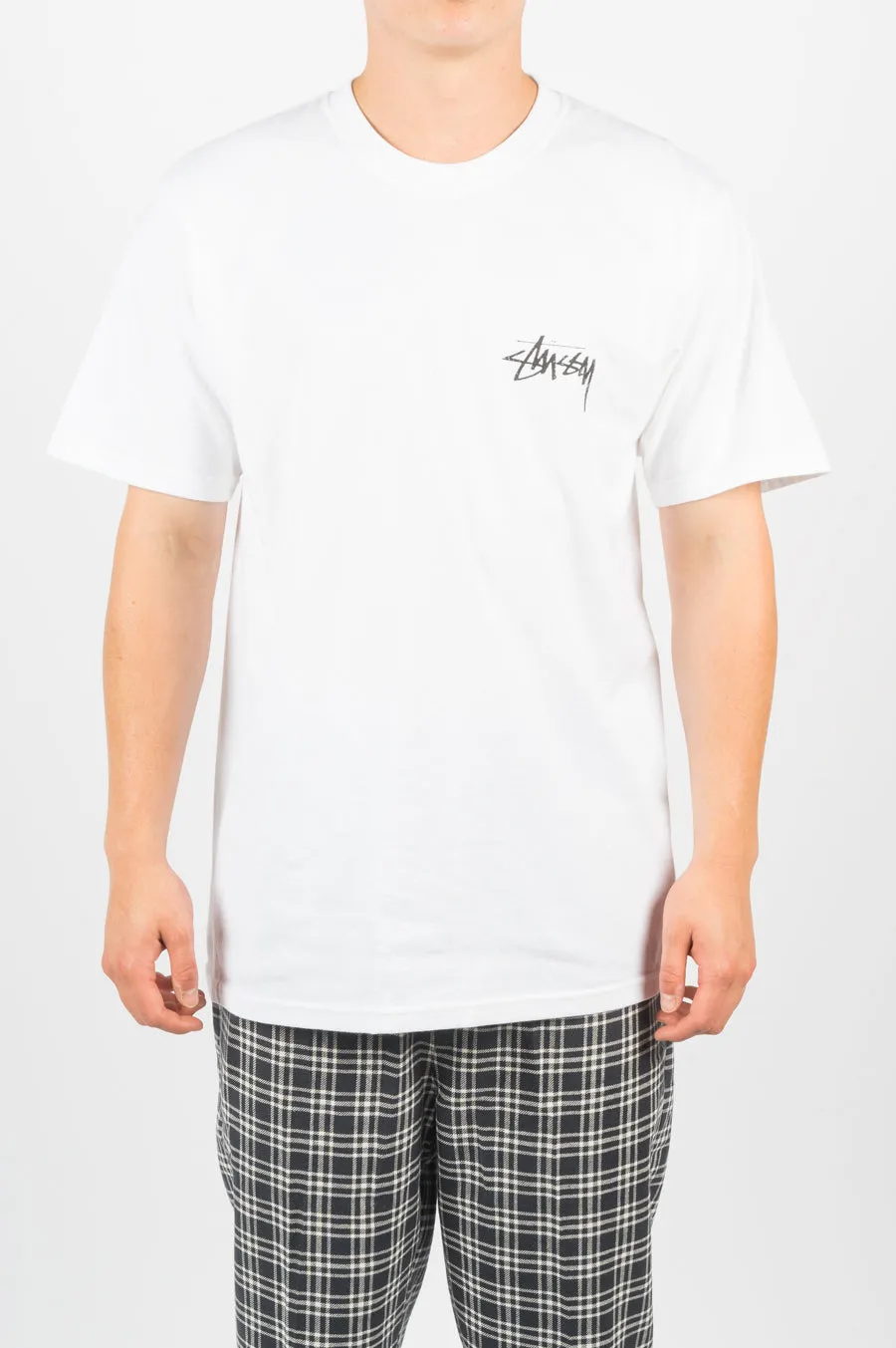 STUSSY SHROOMS TEE WHITE