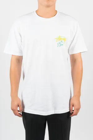 STUSSY SUPER BLOOM TEE WHITE