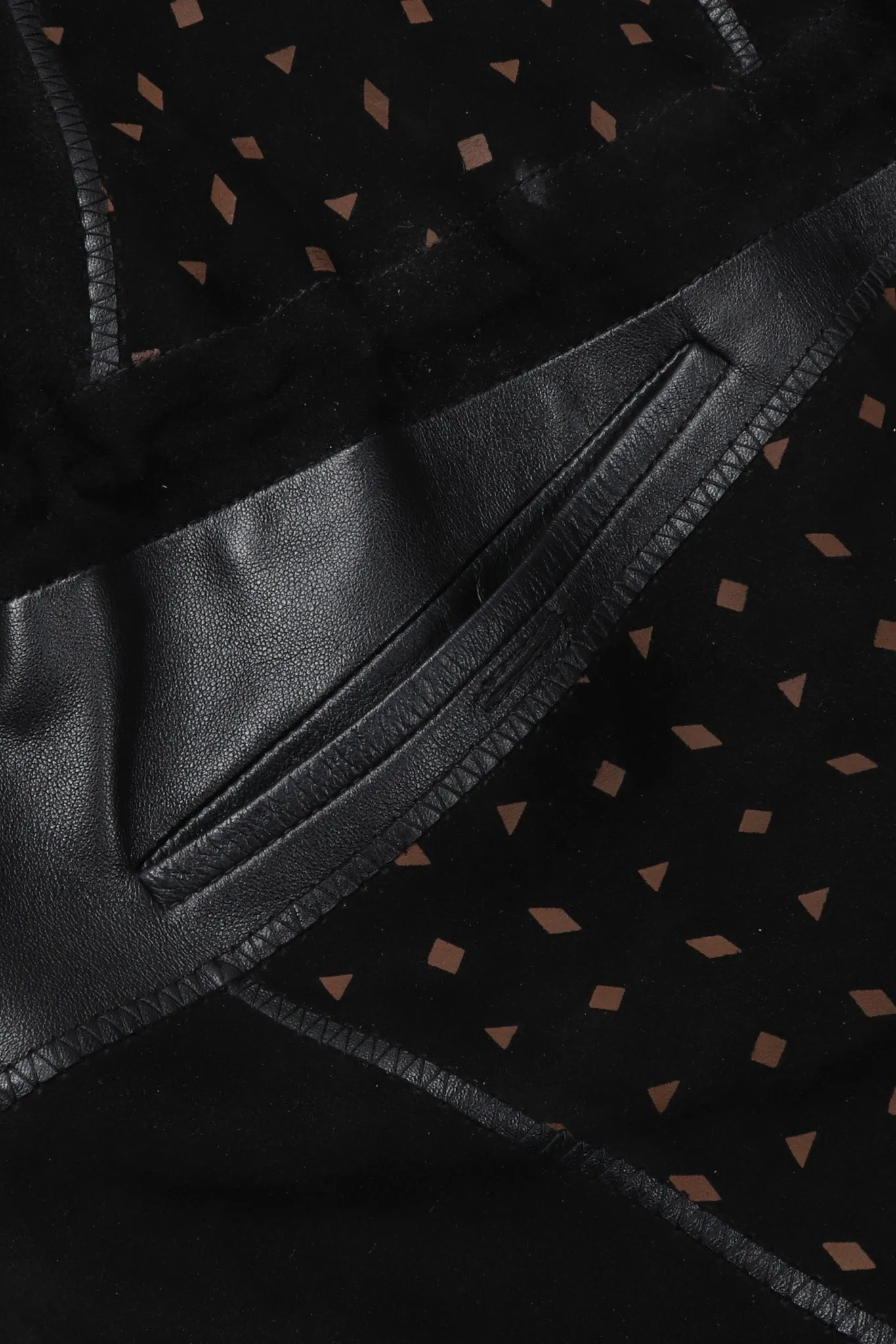 Suede Patchwork Car Coat