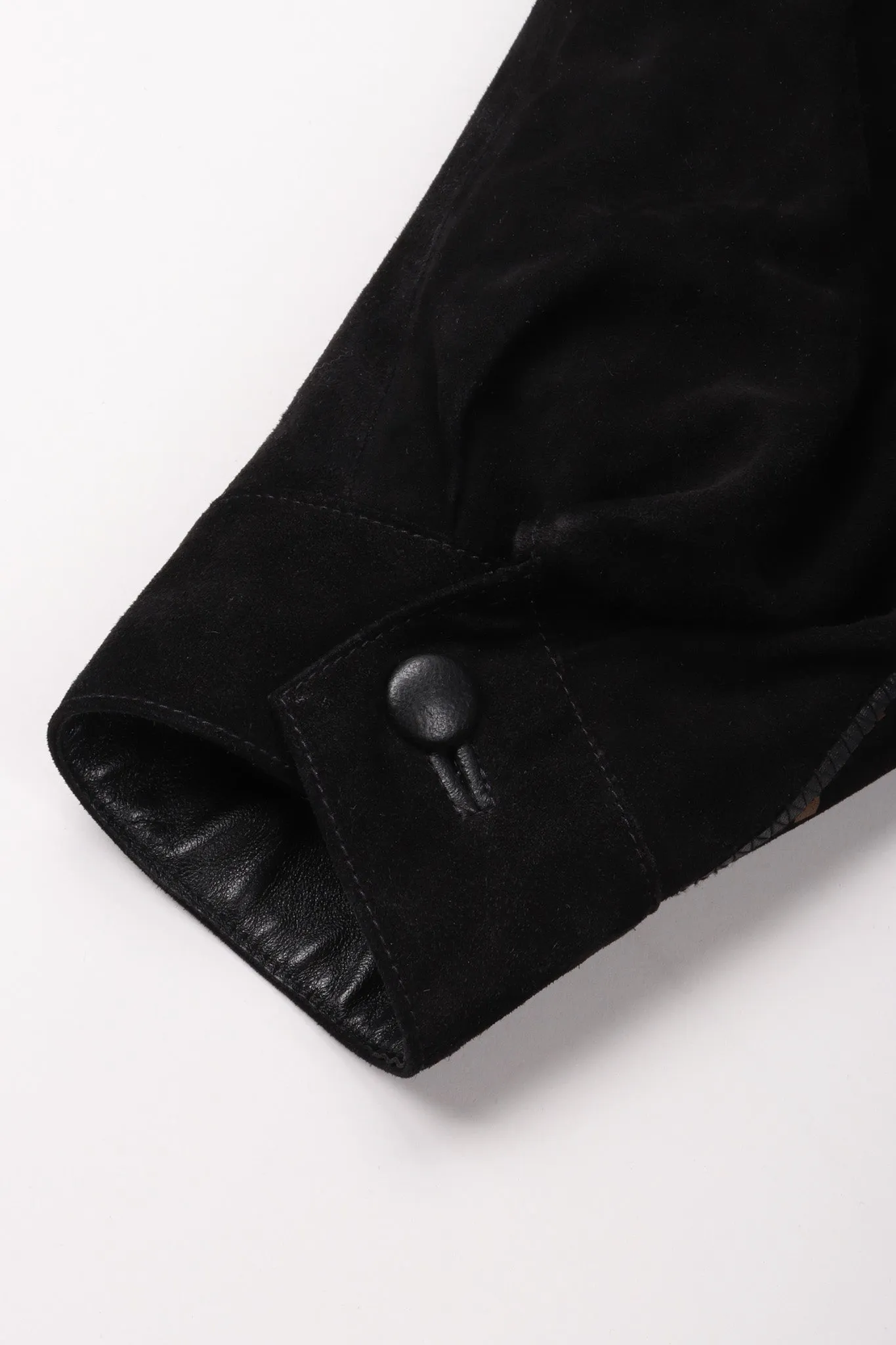 Suede Patchwork Car Coat