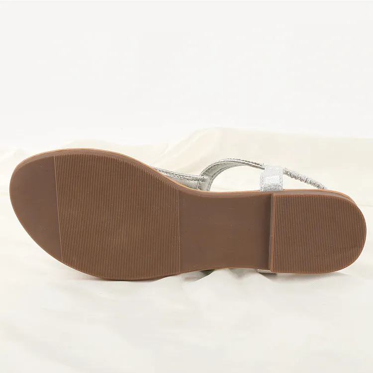 Summer Bohemian Flat Shoes Women's Sandals Large Size Women's Shoes Ladies Sandals Flat