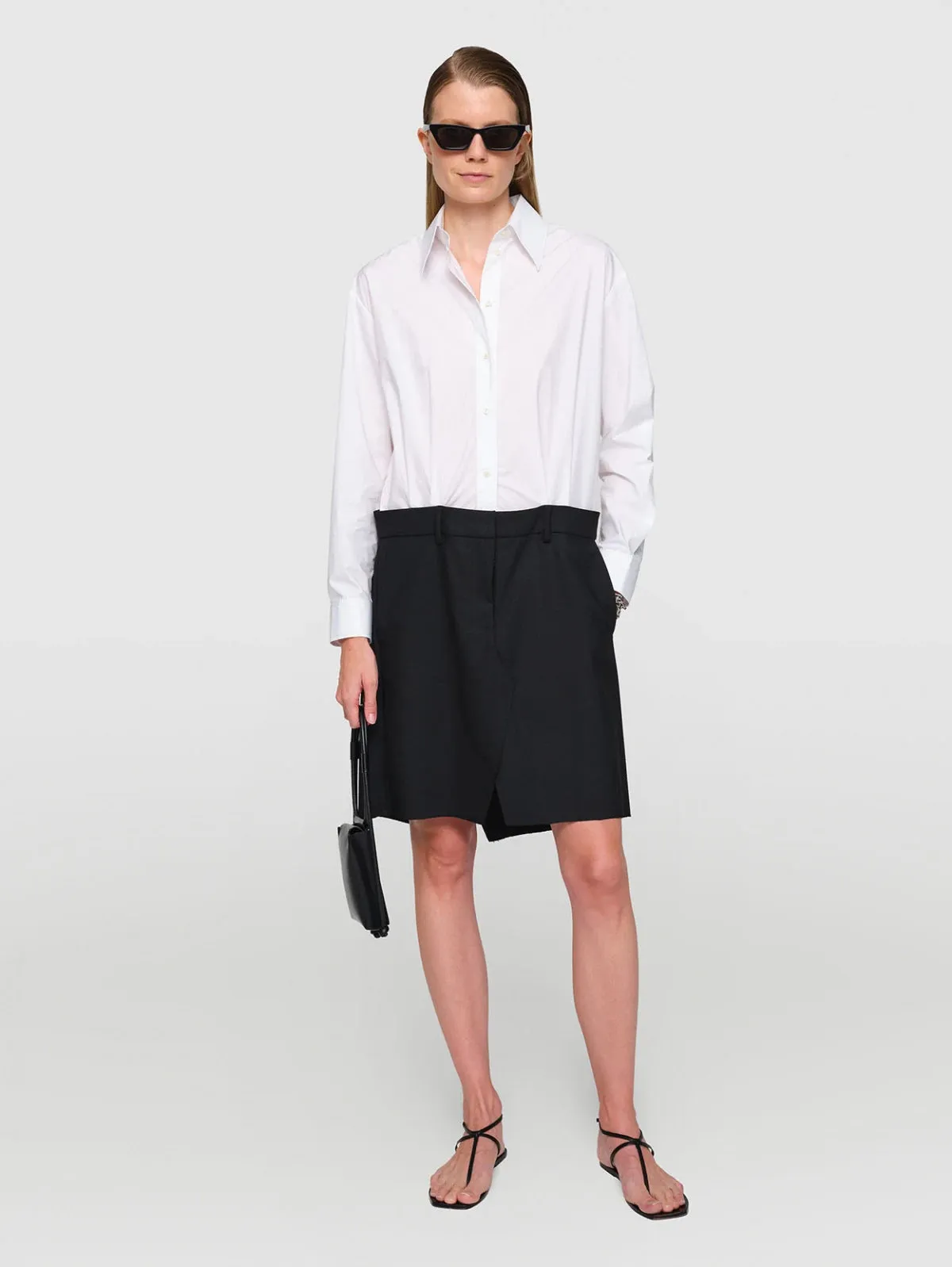 Summer Suiting "Mason" Dress Black