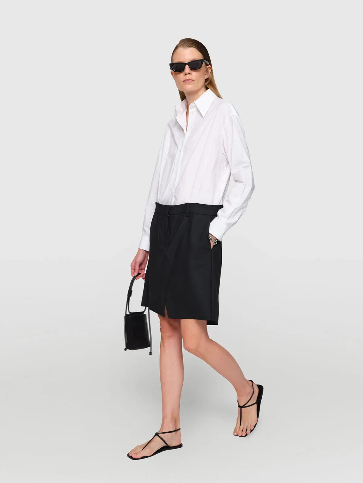 Summer Suiting "Mason" Dress Black
