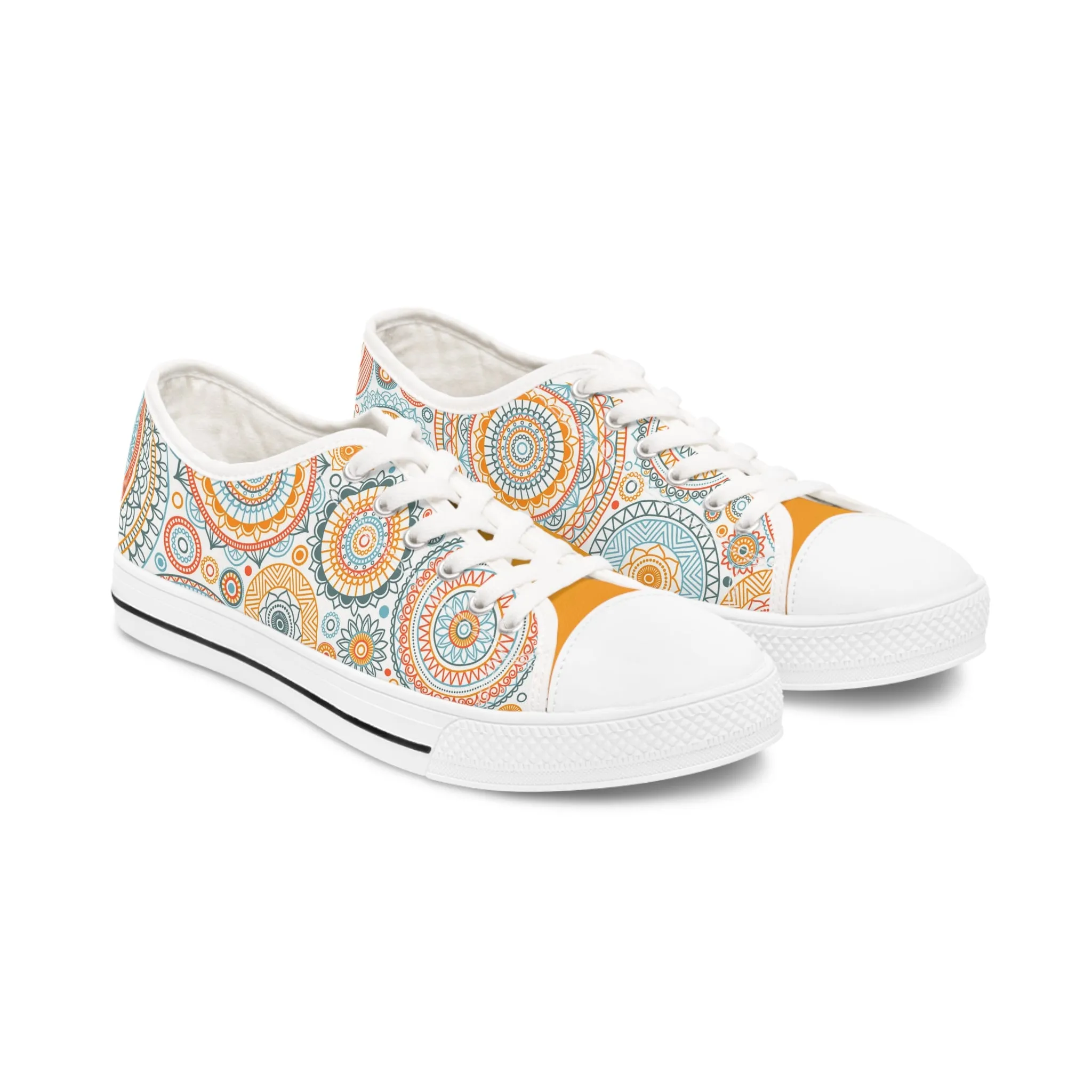 Sunny Mandalas Hippie Boho Sneakers
