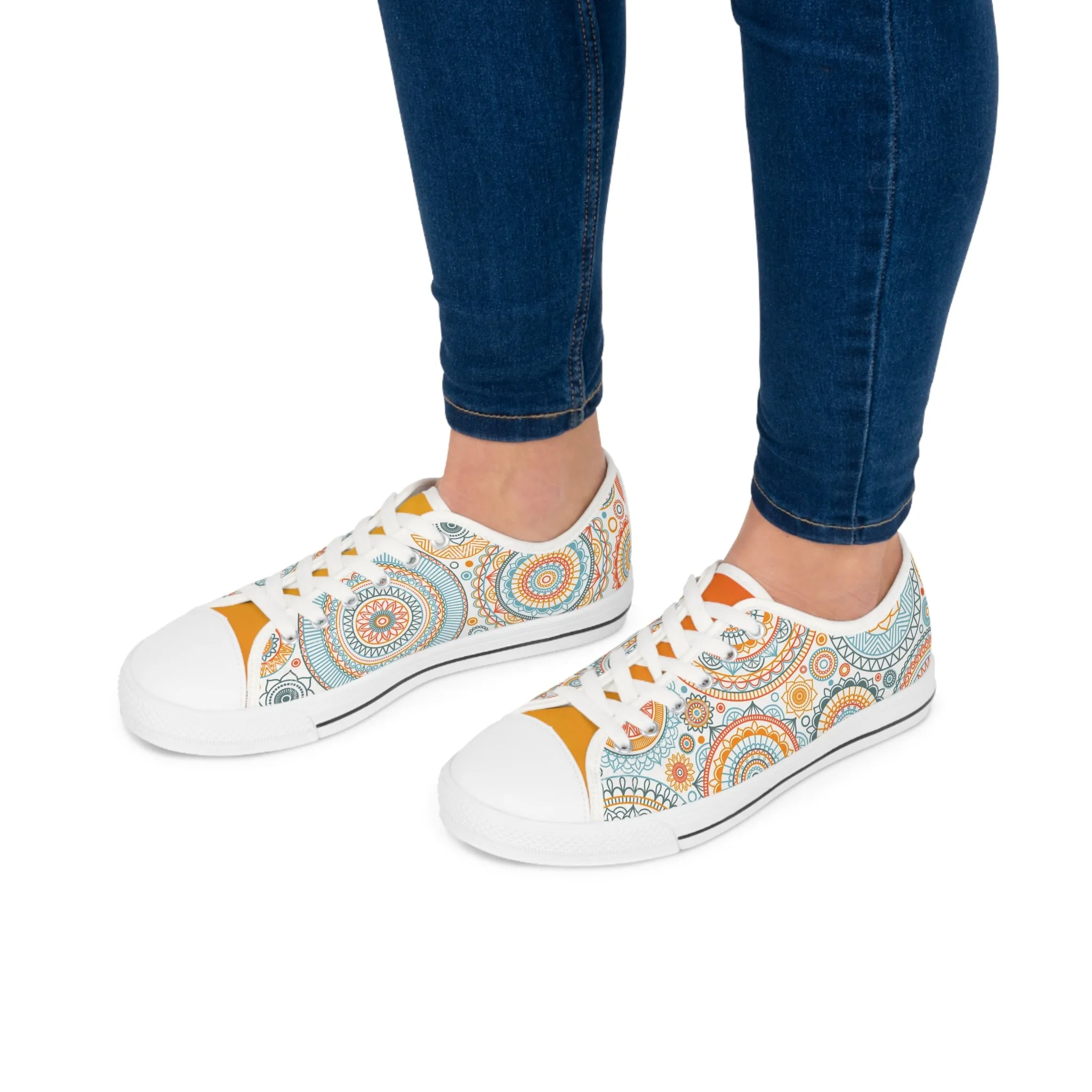 Sunny Mandalas Hippie Boho Sneakers