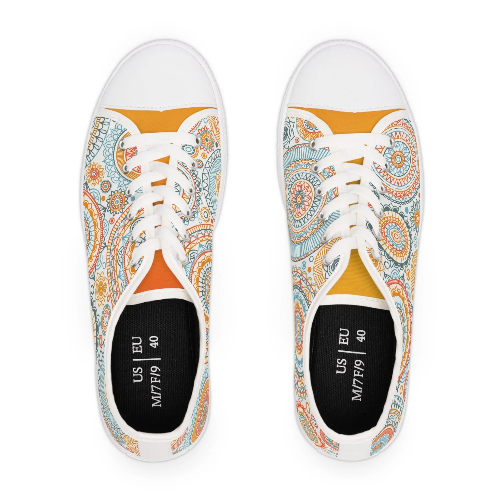 Sunny Mandalas Hippie Boho Sneakers