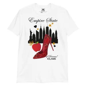 T-Shirt Red shoes 'Empire State of dreams'