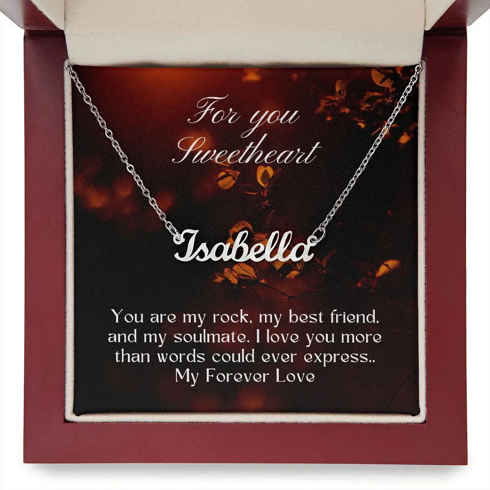 To My Sweetheart - I Love You More Than Words Could Ever Express