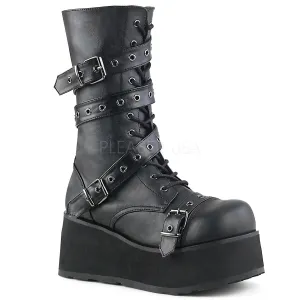 TRASHVILLE-205  Black Vegan Leather