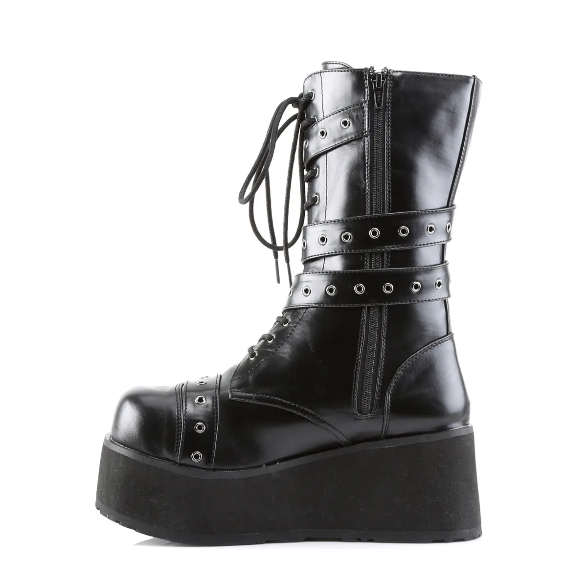 TRASHVILLE-205  Black Vegan Leather