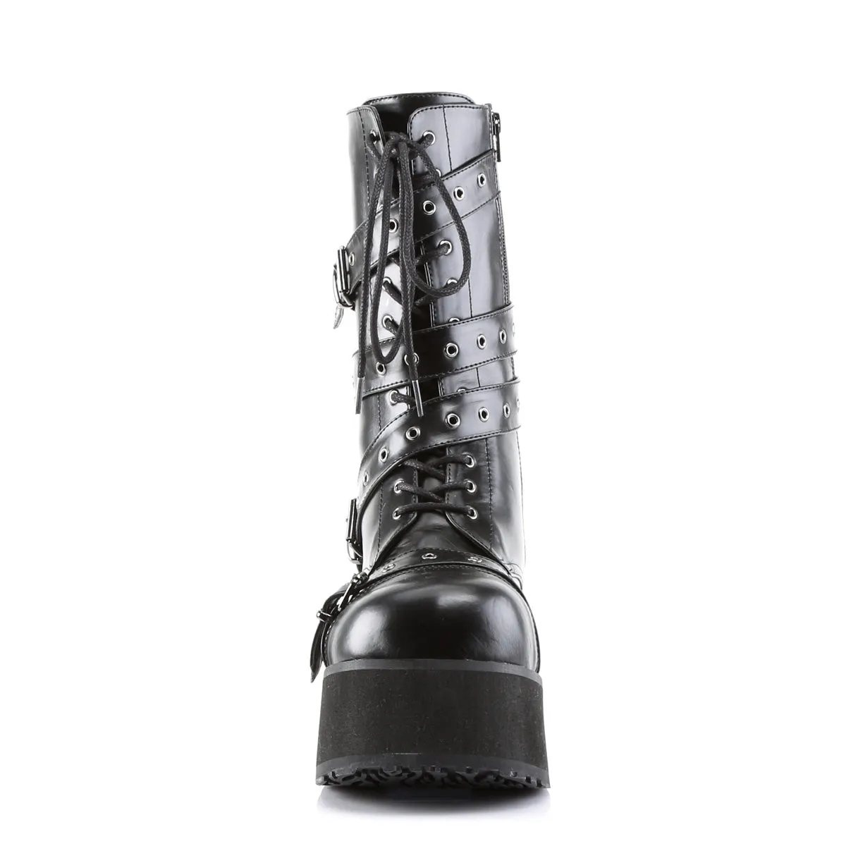 TRASHVILLE-205  Black Vegan Leather