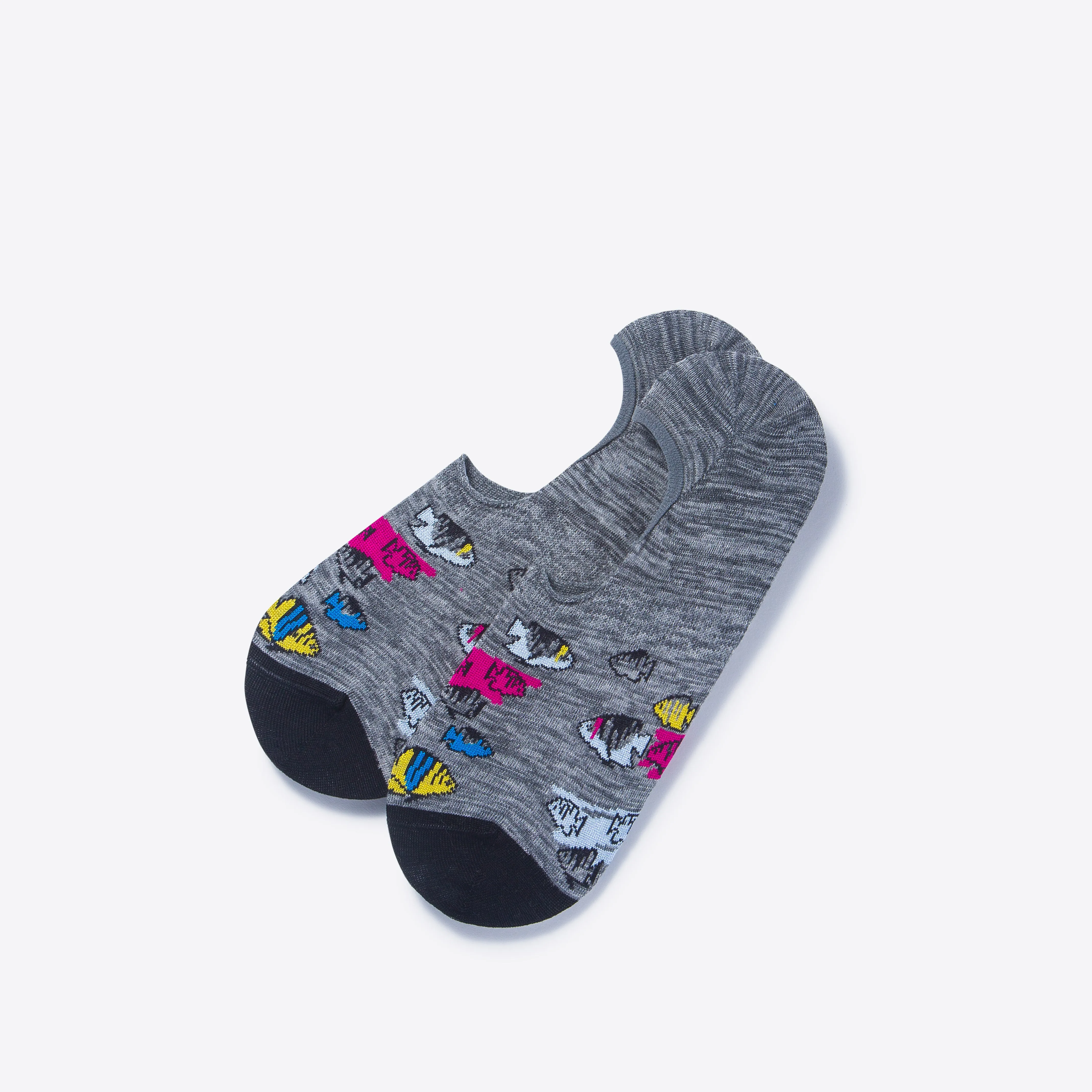 Tropical Fish No-Show Loafer Liner Socks