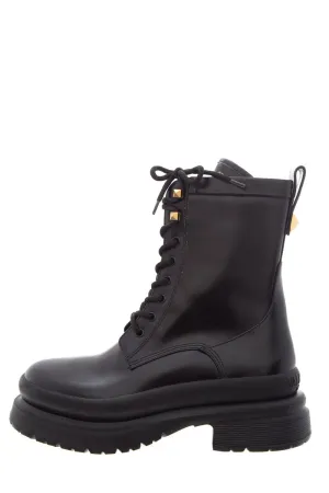 Valentino Black Boots with Rock Studs SZ 40 NWT