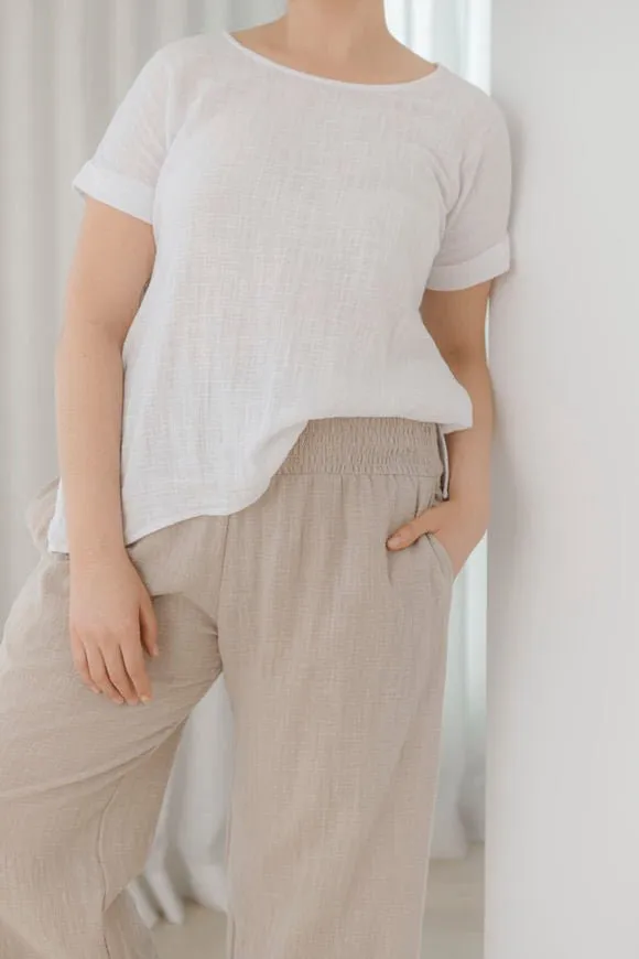 Victoria Top - White