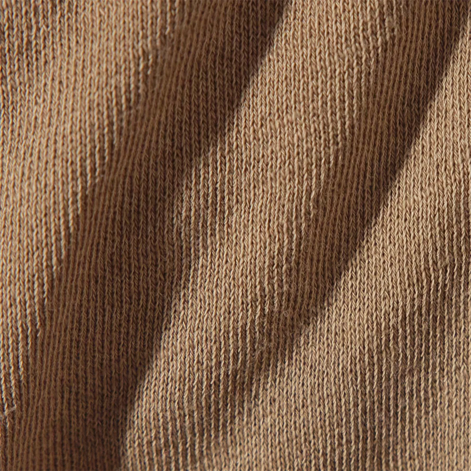 Vintage French Terry Zip Up Hoodie - Cashew Pigment