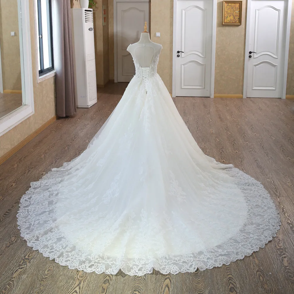 Vintage Princess Beach Wedding Dress
