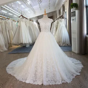 Vintage Princess Beach Wedding Dress