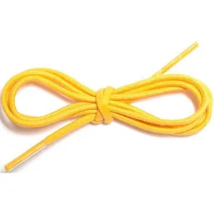 Waxed Cotton Dress Round 1/8" - Gold (12 Pair Pack) Shoelaces