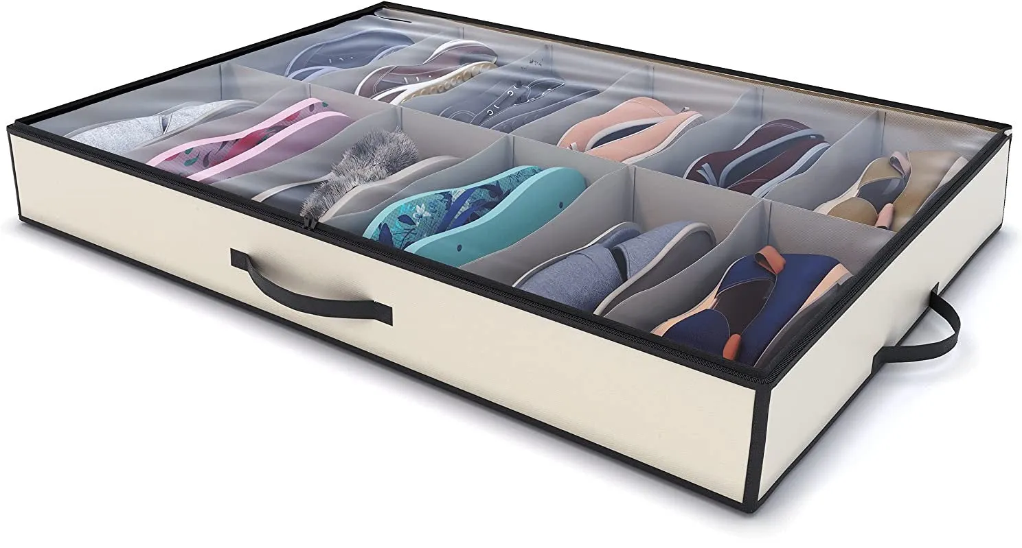 X-Large Under Bed Shoe Storage & Organizer by EZB