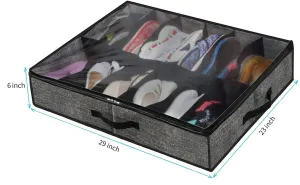 X-Large Under Bed Shoe Storage & Organizer by EZB