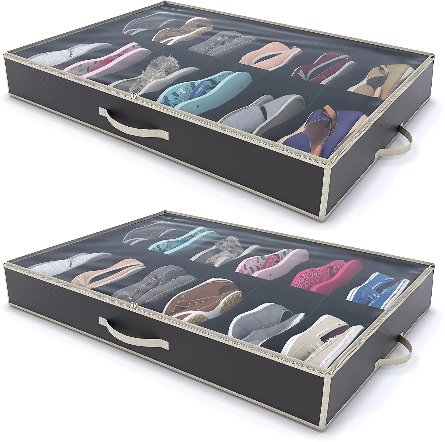 X-Large Under Bed Shoe Storage & Organizer by EZB